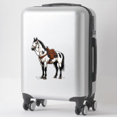 White Horse Sticker (Koffer)