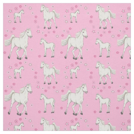 White Horse Stof (Swatch)