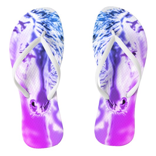 White Horse Teenslippers (Voetbed)
