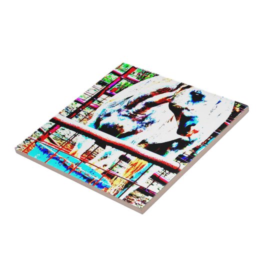 White Horse Tegeltje (Zijkant)