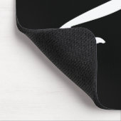 White Horse (Uffington Castle) - zwart Muismat (Hoek)