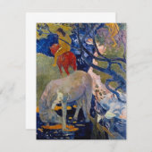 White Horse van Paul Gauguin,  Kunst (Voorkant / Achterkant)