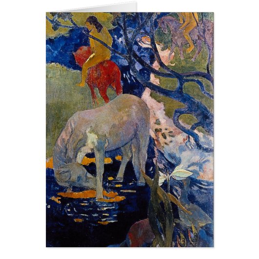 White Horse van Paul Gauguin,  Kunst (Voorkant)