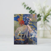 White Horse van Paul Gauguin,  Kunst Briefkaart (Staand voorkant)