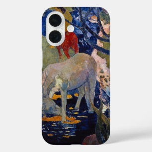 White Horse van Paul Gauguin,  Kunst iPhone 16 Hoesje