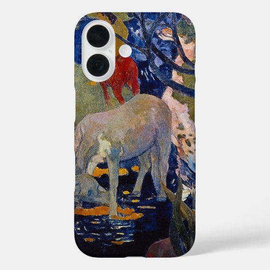 White Horse van Paul Gauguin,  Kunst Case-Mate iPhone Case (Achterkant)