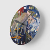 White Horse van Paul Gauguin,  Kunst Ronde Klok (Hoek)