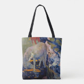 White Horse van Paul Gauguin,  Kunst Tote Bag (Achterkant)