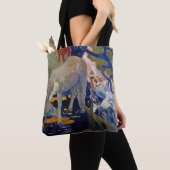 White Horse van Paul Gauguin,  Kunst Tote Bag (Dichtbij)