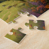 White Horse verlaat het Fantasy Palace Legpuzzel (Zijkant)