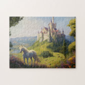 White Horse verlaat het Fantasy Palace Legpuzzel (Horizontaal)