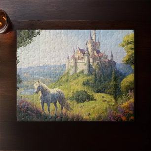 White Horse verlaat het Fantasy Palace Legpuzzel