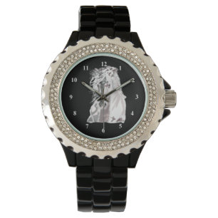 White Horse Watch - Aangepaste kleur Horloge