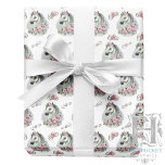 White Horse Wedding Wrapping Paper Cadeaupapier<br><div class="desc">White Horse Wedding Wrapping Paper. Papierkleur is wit. Verkrijgbaar in meerdere kleuren,  maten en twee afwerkingen. www.hotpocketgraphics.com</div>