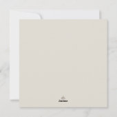 White Horse - Wenskaart Feestdagenkaart (Achterkant)