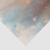 White Horse With Flowers Decoupage Tissuepapier (Detail)