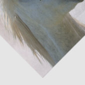 White Horses Best Friends Decoupage Tissuepapier (Detail)