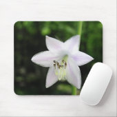 White Hosta Flower Muismat (Met muis)