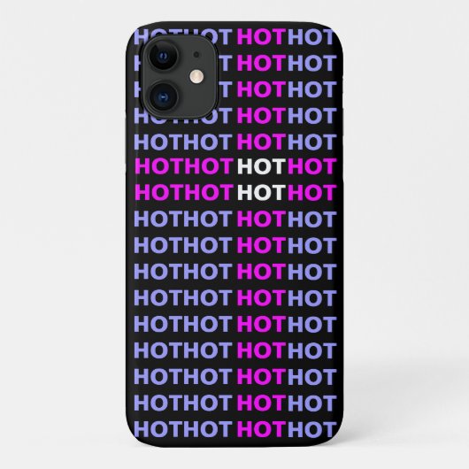 WHITE HOT iPhone 11 hoesje (Achterkant)