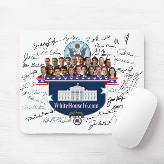 White House 2016 Conservative Signature Mousepad Muismat (Met muis)