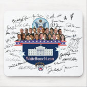 White House 2016 Conservative Signature Mousepad Muismat (Voorkant)