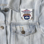 White House 2016 Republican Candidate Pin Vierkante Button 5,1 Cm (In situ)