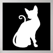 White House Cat Poster (Voorkant)