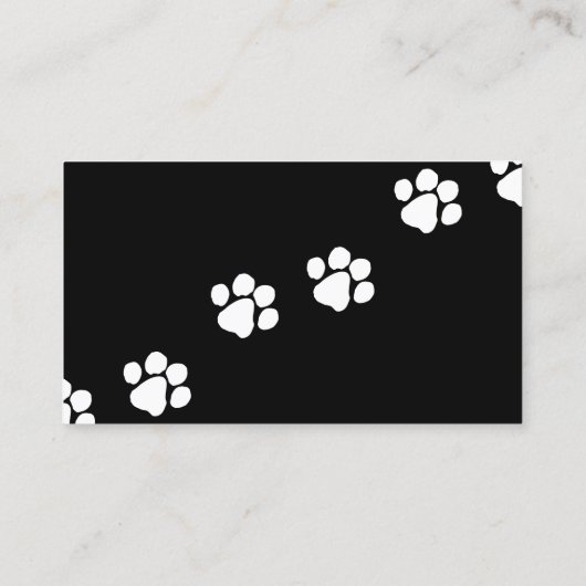 White House Cat Visitekaartje (Achterkant)