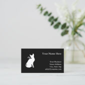 White House Cat Visitekaartje (Staand voorkant)