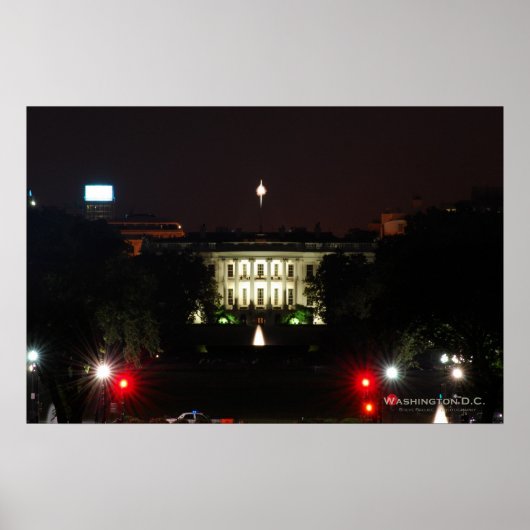 White House - Night Poster (Voorkant)