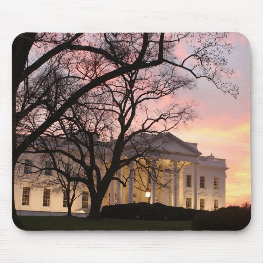 White House Night Scene Muismat (Voorkant)