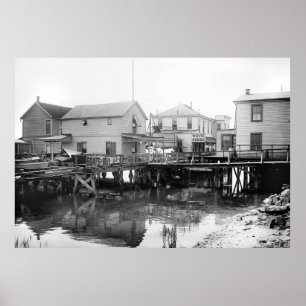 White House on Jamaica Bay, NY, jaren 1910 Poster