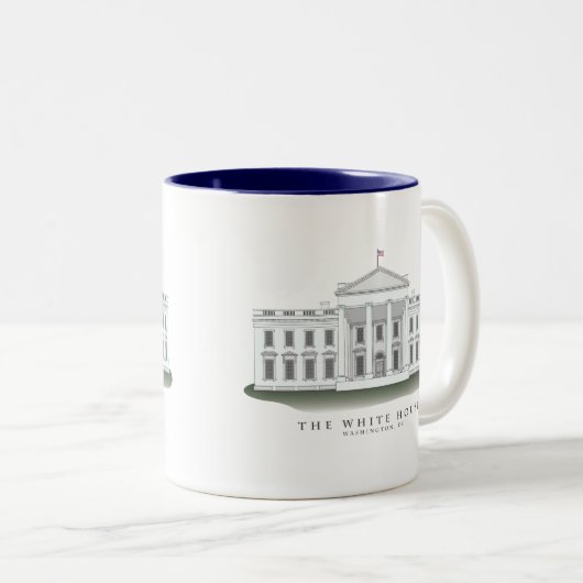 White House Souvenir Mok (Voorkant rechts)