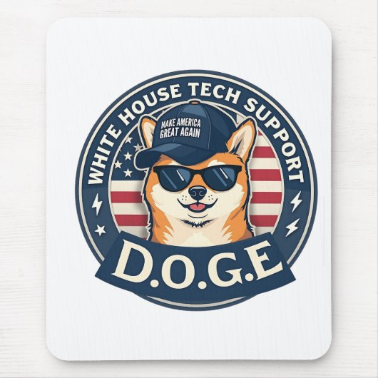 White House Tech Support Doge Muismat (Voorkant)