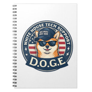 White House Tech Support Doge Notitieboek