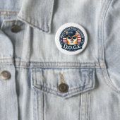 White House Tech Support Doge Ronde Button 5,7 Cm (In situ)