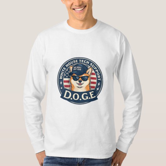 White House Tech Support Doge T-shirt (Voorkant)