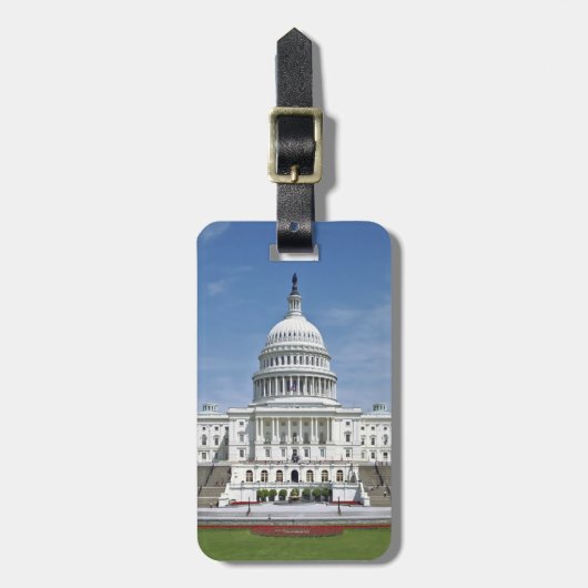 White House US Capitol Building Washington DC Bagagelabel (Voorkant verticaal)