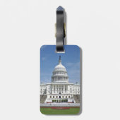 White House US Capitol Building Washington DC Bagagelabel (Achterkant verticaal)