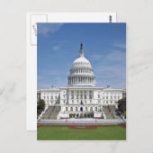 White House US Capitol Building Washington DC Briefkaart (Voorkant / Achterkant)