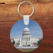 White House US Capitol Building Washington DC Sleutelhanger (Voorkant)