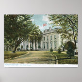 White House, Washington DC 1906  Poster (Voorkant)