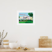 White House - Washington DC Cool Digital Poster (Keuken)