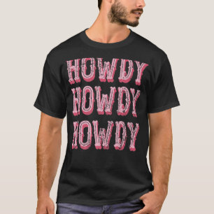 White Howdy Rodeo Western Land Zuid T-shirt