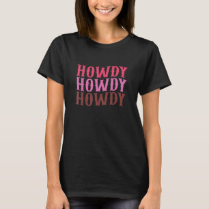 White Howdy Rodeo Western Land Zuid T-shirt