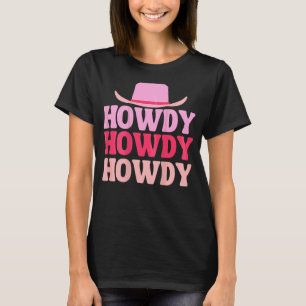White Howdy Rodeo Western Land Zuid T-shirt