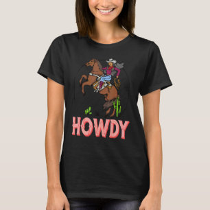 White Howdy Rodeo Western Land Zuid T-shirt
