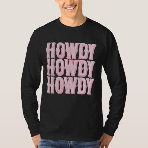 White Howdy Rodeo Western Land Zuid T-shirt