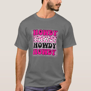  White Howdy Rodeo Western Land Zuid T-shirt