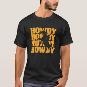 White Howdy Rodeo Western Land Zuid T-shirt